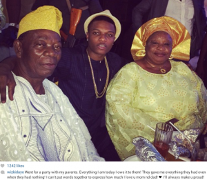 wizkid n parents